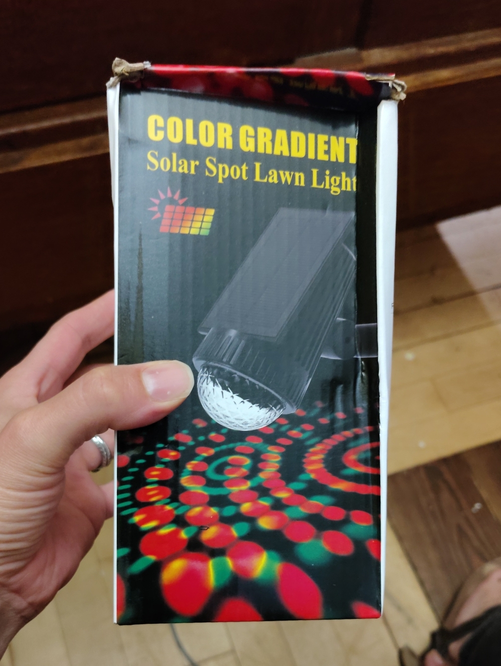 Color Gradient Solar Spot Lawn Light - Multi-Color - Picture 3 of 7